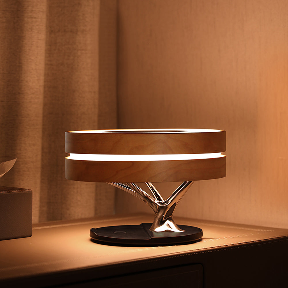 Intelligent Lamp with Bluetooth Speaker & Wireless Charger