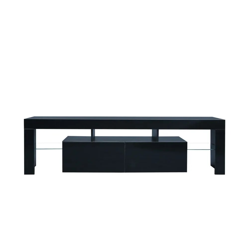 High-Gloss TV Stand for Living Room